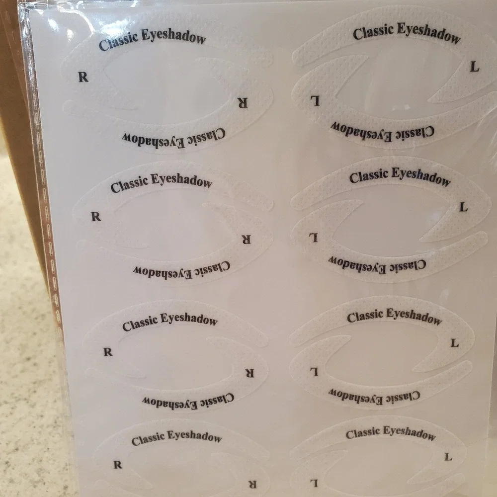 NEW‎ 16 Sheets Eye Styling Makeup Party Stencil Guide Eyeliner Eyebrow Template